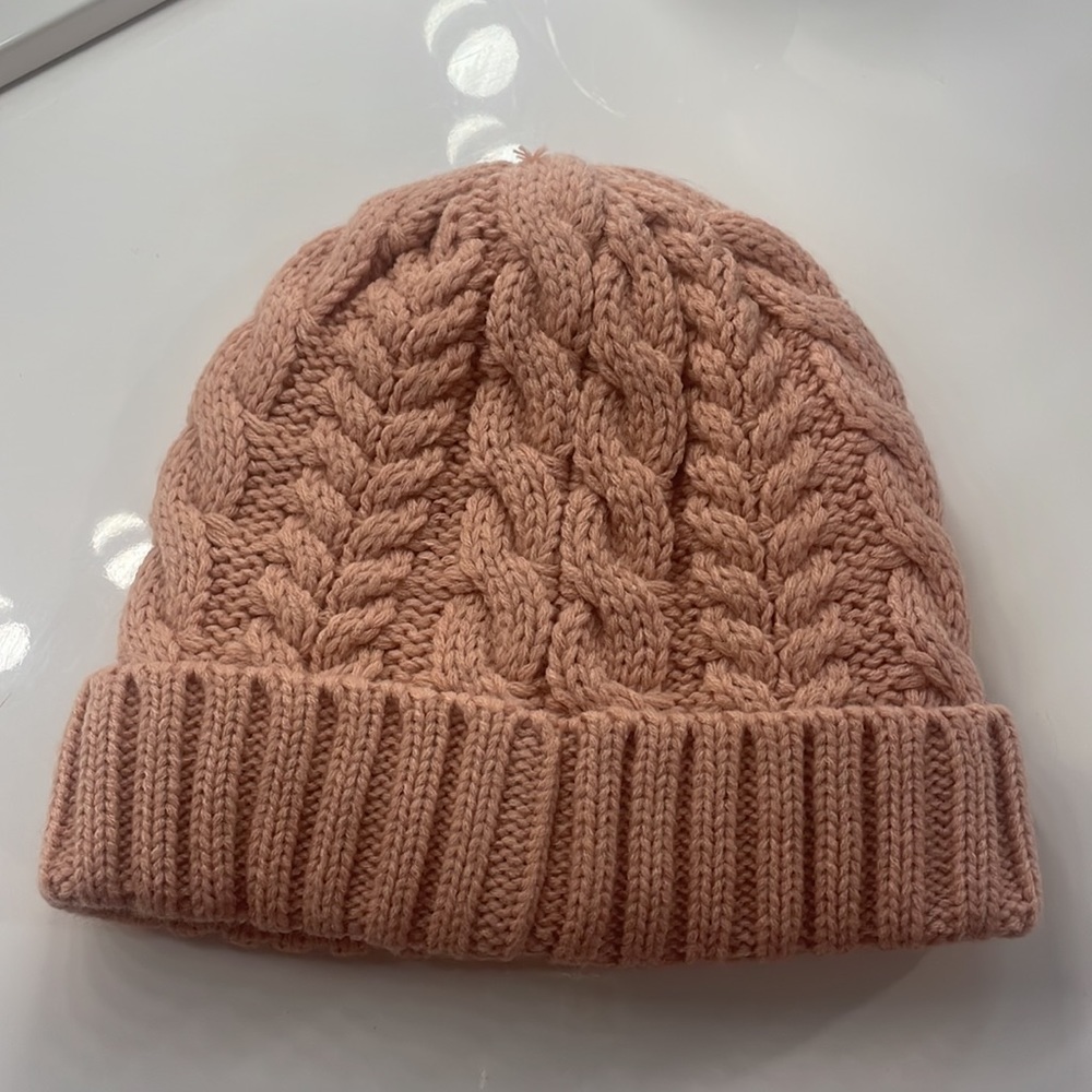 Timberland Peach winter Knit hat, lined - Picture 2 of 4